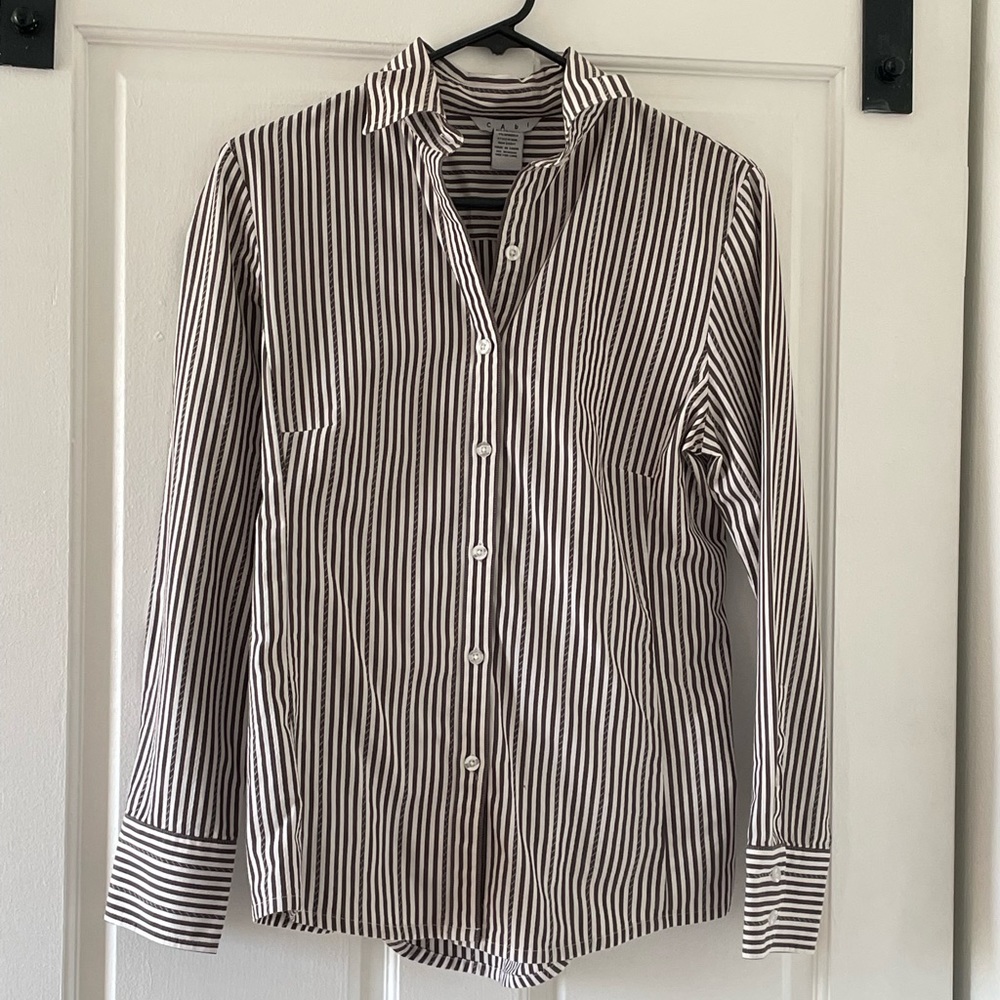 CAbi Long-Sleeved Dress Shirt